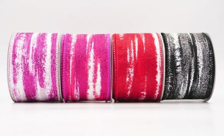 Multicolor Glitter Brushstroke Wired Ribbon_KF9860.KF9861 (5)